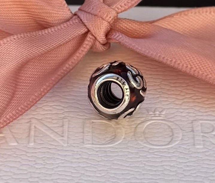 Original Pandora Charm „Zen“ 925 silber, orange 790491EN14 - Bild 2 von 2