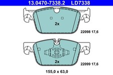 Bremsbelagsatz Scheibenbremse ATE Ceramic 13.0470-7338.2 für VOLVO V90 S90 XC60