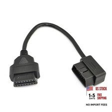 1ft Feet 30cm/12 OBD II OBD2 16 Pin Male to Female Extension Cable Car "12"""