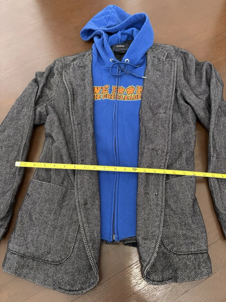 Energie Gold vintage espiga con capucha azul Foto 3 de 4