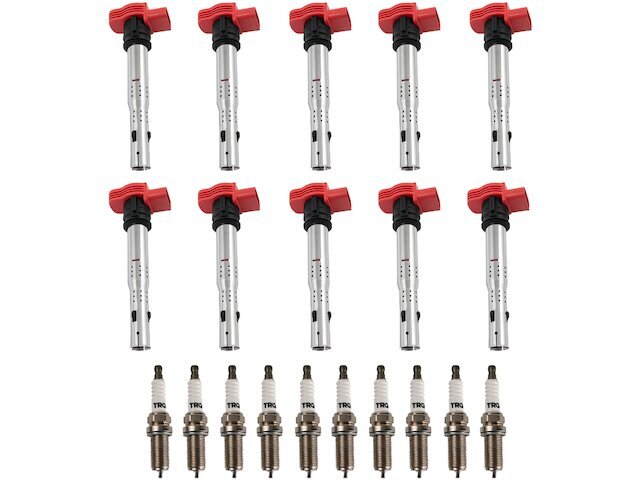 Ignition Coil and Spark Plug Kit For 2010-2012, 2014-2015 Audi R8 FJ416NJ