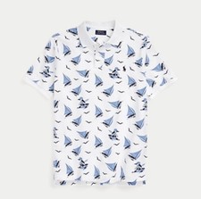 Polo Ralph Lauren Classic Fit Polo Bear Mesh Polo Shirt Size L