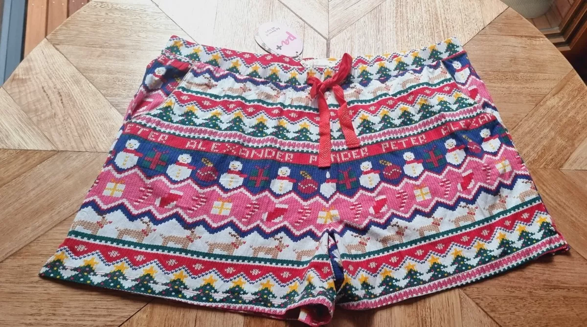 Christmas shorts deals womens