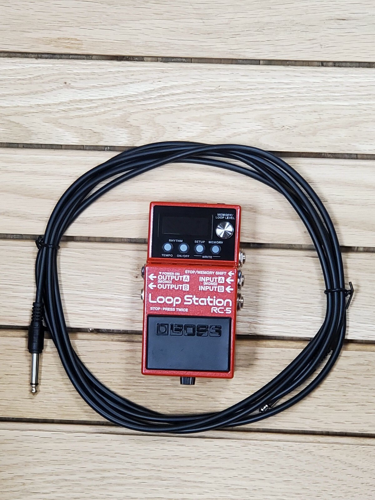 Boss Rc 5 Loop Station Red For Sale Online Ebay