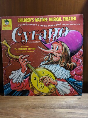 Peter Pan Records The Limelight Players, Judith Dvorkin   Cyrano LP Vinyl