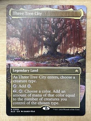 Three Tree City (Borderless) (0339) Bloomburrow BLM MTG | eBay