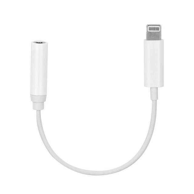TNSLAND Jack Per Cuffie 3,5 Mm – Adattatore Audio HiFi Per IPhone E IPad, 2 Pezzi, Argento E Bianco, Compatibile IOS 10+