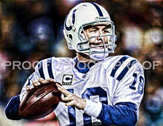 ACEO Rare Peyton Manning Indy Colts ATC ACEO Card only 50