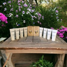 8 LATHER Lavender Lime Travel Sz Body Lotions + 2 Cedar-Lemon Facial Soap Bars