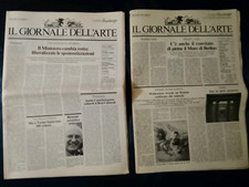 '' IL GIORNALE DELL'ARTE ''  ANNO IV &VIII  N. 35 & 75  UMBERTO ALLEMANDI & C.