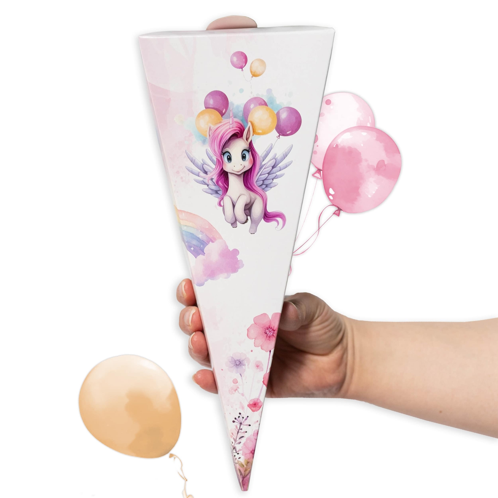Schultüte Zuckertüte klein mini Geschwister Mädchen Kindergarentüte Tüte 30cm