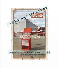 1966 Duplex Mfg Corp catalog cover metal tin sign lodge cafe metal wall decor