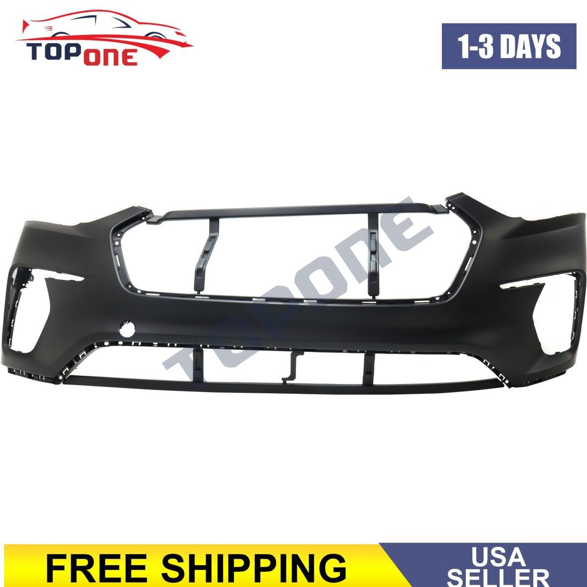 86511B8AA0 New Bumper Cover Fascia Front Upper for Hyundai Santa