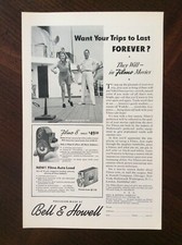 1941 vintage original ad Bell  Howell Filmo 8 Movie Camera Fantastic Condition
