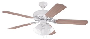 Craftmade K11115 Pro Builder 205 52 Ceiling Fan Kit With Light