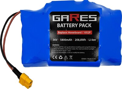 5,8Ah 36V Akku für Jetech JT-BC200-09 JT-BC201 Segways Razor Balance 5800 mAh