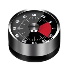 Multi-Function Vintage Round Mechanical Timer Metal Visual Countdown Clock