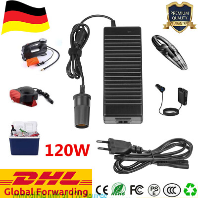 220V AC zu DC Konverter 12V 10A 120W Auto Zigarettenanzünder Netzteil Ladegerät