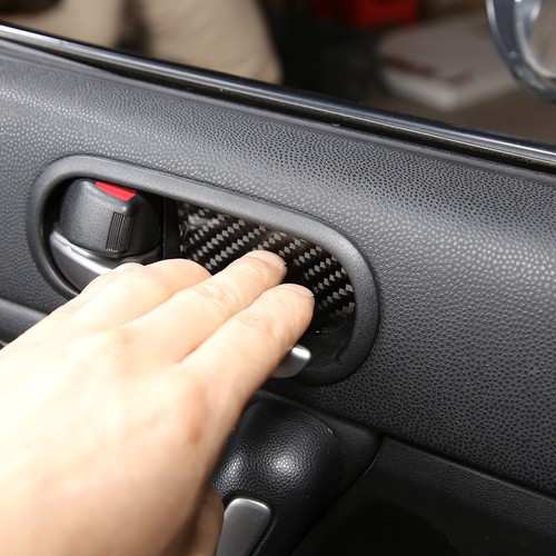 Fits For Mazda MX-5 2009-2014 Carbon Fiber Inner Door Bowl Trim Cover - 第 5/12 張圖片