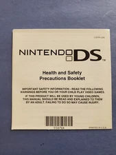 Nintendo DS Original Instruction Manuals Only 55878A