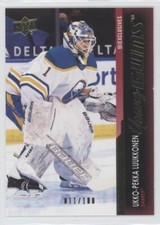 2021-22 Upper Deck Young Guns Exclusives 202 Ukko-Pekka Luukkonen 11/100 RC