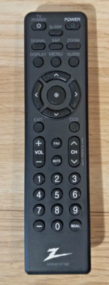 GENUINE ORIGINAL ZENITH AKB36157102 REMOTE CONTROL UNIT BLACK