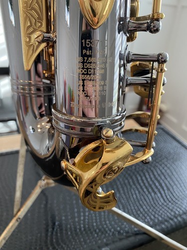 Cannonball Big Bell Stone Series Nickel & Gold Alto Saxophone Sax With Case NICE - Picture 17 of 24
