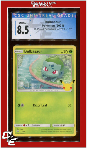 Bulbasaur graded CGC 8.5 for sale on eBay