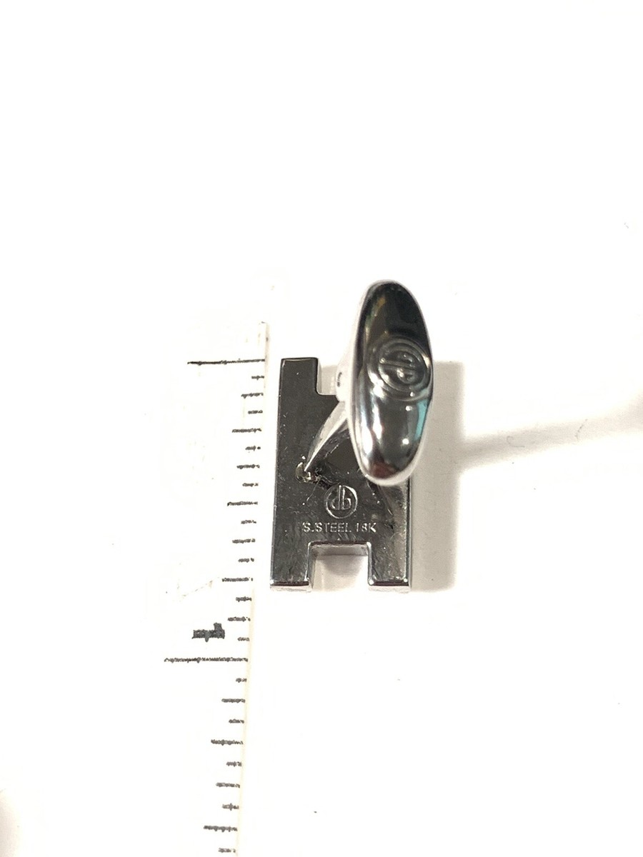 Boutons De Manchette Dolan Bullock En Acier Inoxydable Plaqué 18K - Neuf étiquetés