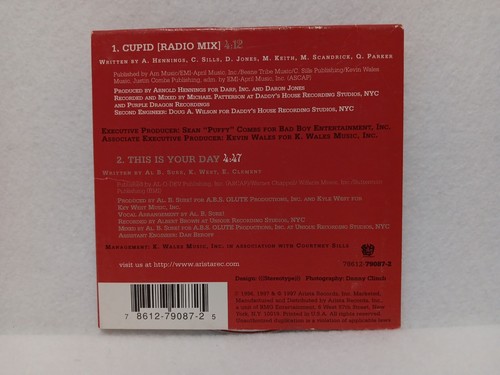 RARE 112 ONE TWELVE CUPID CD SINGLE- RADIO MIX -CARDBOARD SLEEVE - Picture 2 of 9