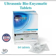 Dental ULTRASONIC ENZYME TABLETS BX/64 Instrument Pre-soak or Evac system Clean
