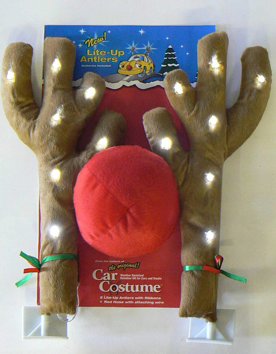 Light up reindeer antlers for car deals