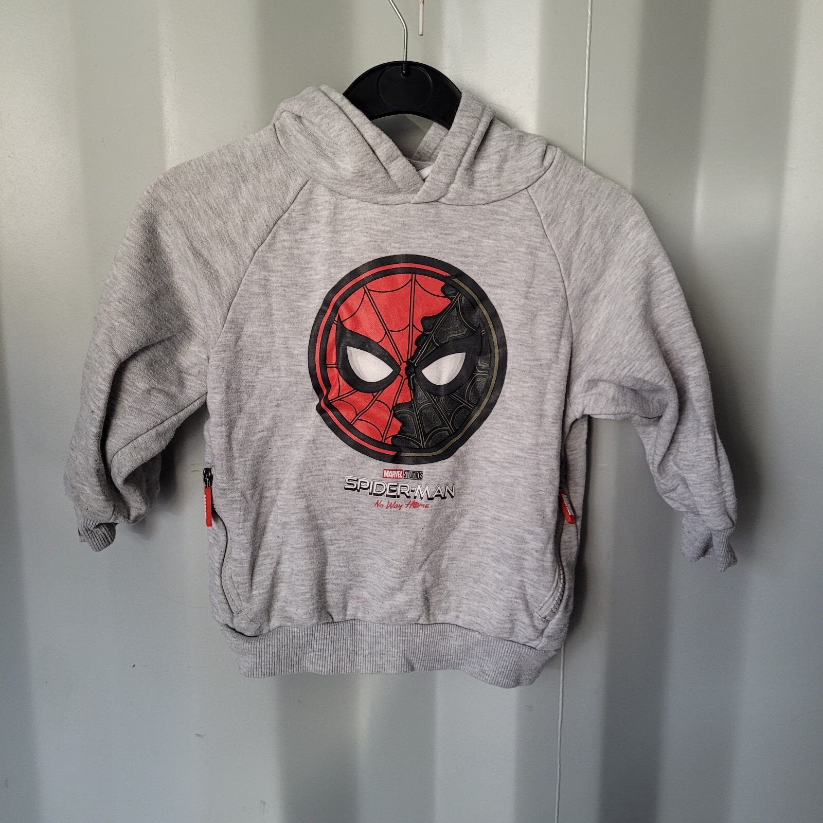 Primark Boys Grey Spiderman Hoodie Age 3-4 Years