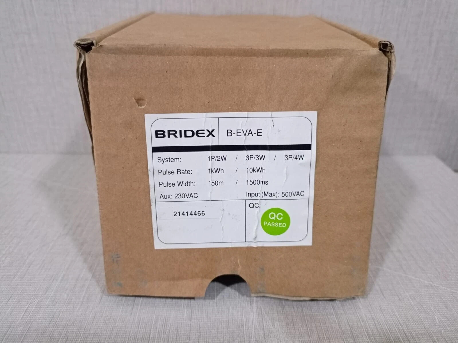 BRIDEX B-EVA-E Energy Meter 230VAC New Open Box Worldwide Shipping | eBay