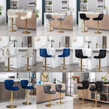 Modern Swivel Bar Stool Adjustable Height Chairs Kitchen Dining Chairs