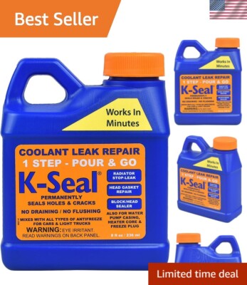 Versatile Antifreeze-Compatible Coolant Stop Leak - No Flushing Needed