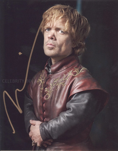 PETER DINKLAGE as Tyrion - Game Of Thrones GENUINE SIGNED AUTOGRAPH