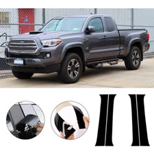 4PCS Black Pillar Post Door Trim Decal Sticker For Toyota Tacoma 2016-2023 2022