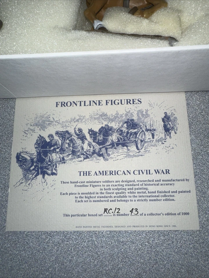 Figuras Frontline Toy Soldiers R.C.12 American Civil War Confederate escala 1/32 - Imagem 3 de 4
