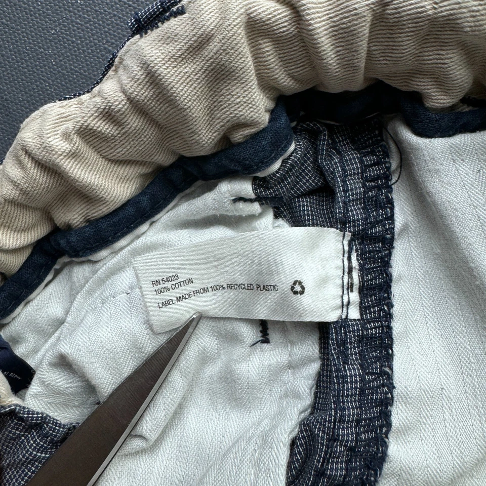 Pantalones Cortos Gap Niños Niños Talla 8 Gris A Cuadros Informales Ligeros Verano Chinos Foto 4 de 4