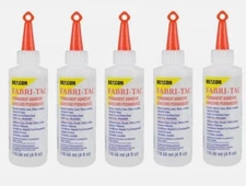5 Pack of Beacon Fabri-Tac Permanent Adhesive, 4 Ounce