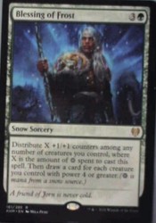 Blessing of Frost - Kaldheim #161 Rare Snow Sorcery MTG