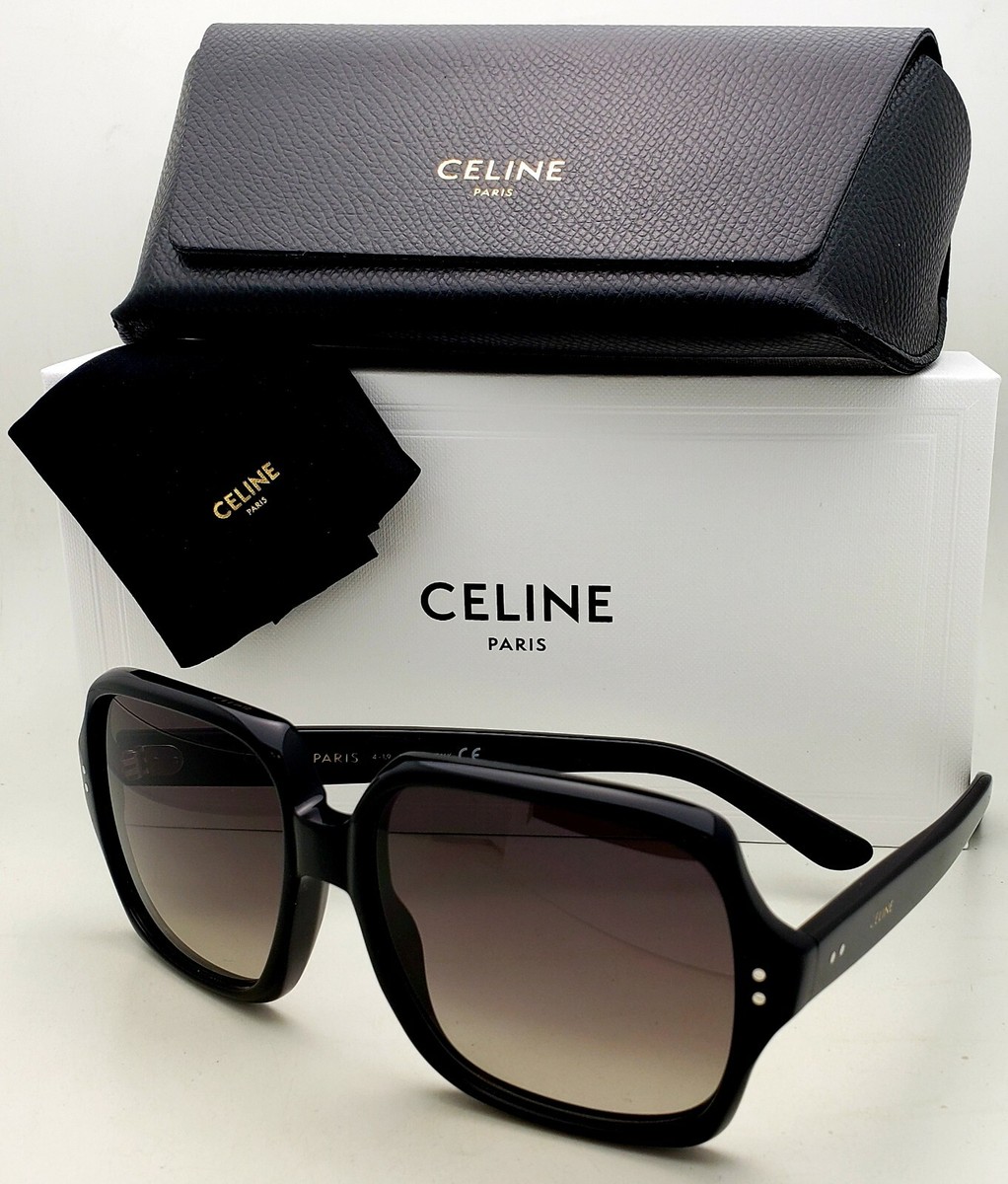 New CELINE Sunglasses CL40074I 01F 59-15 Shiny Black Frames New CELINE Sunglasses CL40074I 01F 59-15 Shiny Black Frames