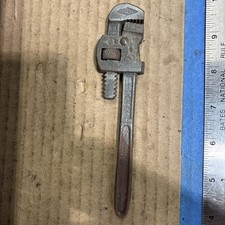 Vtg GENUINE STILLSON Walworth 6" All Steel Pipe Wrench Made In USA Appx. 1930s