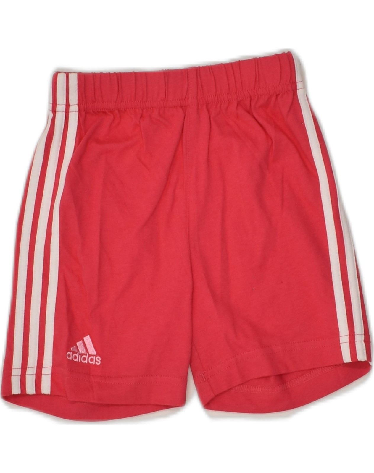 ADIDAS Baby Girls Sport Shorts 18-24 Months Red Cotton AN11