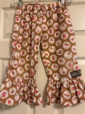 Matilda Jane Secret Fields Cameo Brown Roses Big Ruffles Size 4