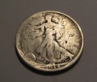 Walking Liberty Silver Half Dollar Error Coin, 1914 - 1 over a Number ??