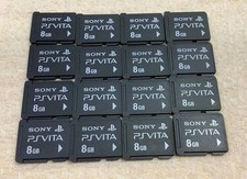 Sony PS Vita PlayStation Vita Memory Card 8GB Set of 16 Only