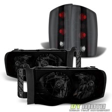 Blk Smoke 2002-2005 Dodge Ram 1500 03-05 Ram 25003500 Headlightstail Lamps Set Blk Smoke 2002-2005 Dodge Ram 1500 03-05 Ram 25003500 Headlightstail Lamps Set