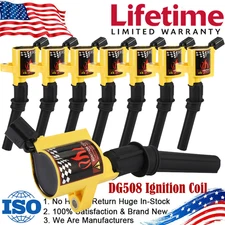 8 Set High Performance Ignition Coil DG508 For Ford F150 Expedition 4.6/5.4L V8